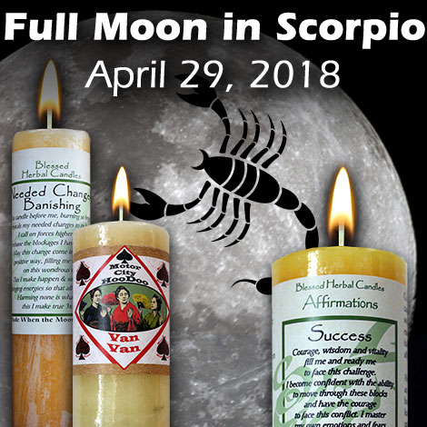 Full moon in Scorpio